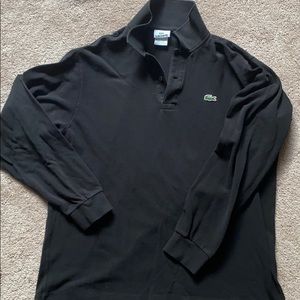 Mens Lacoste Black Pullover